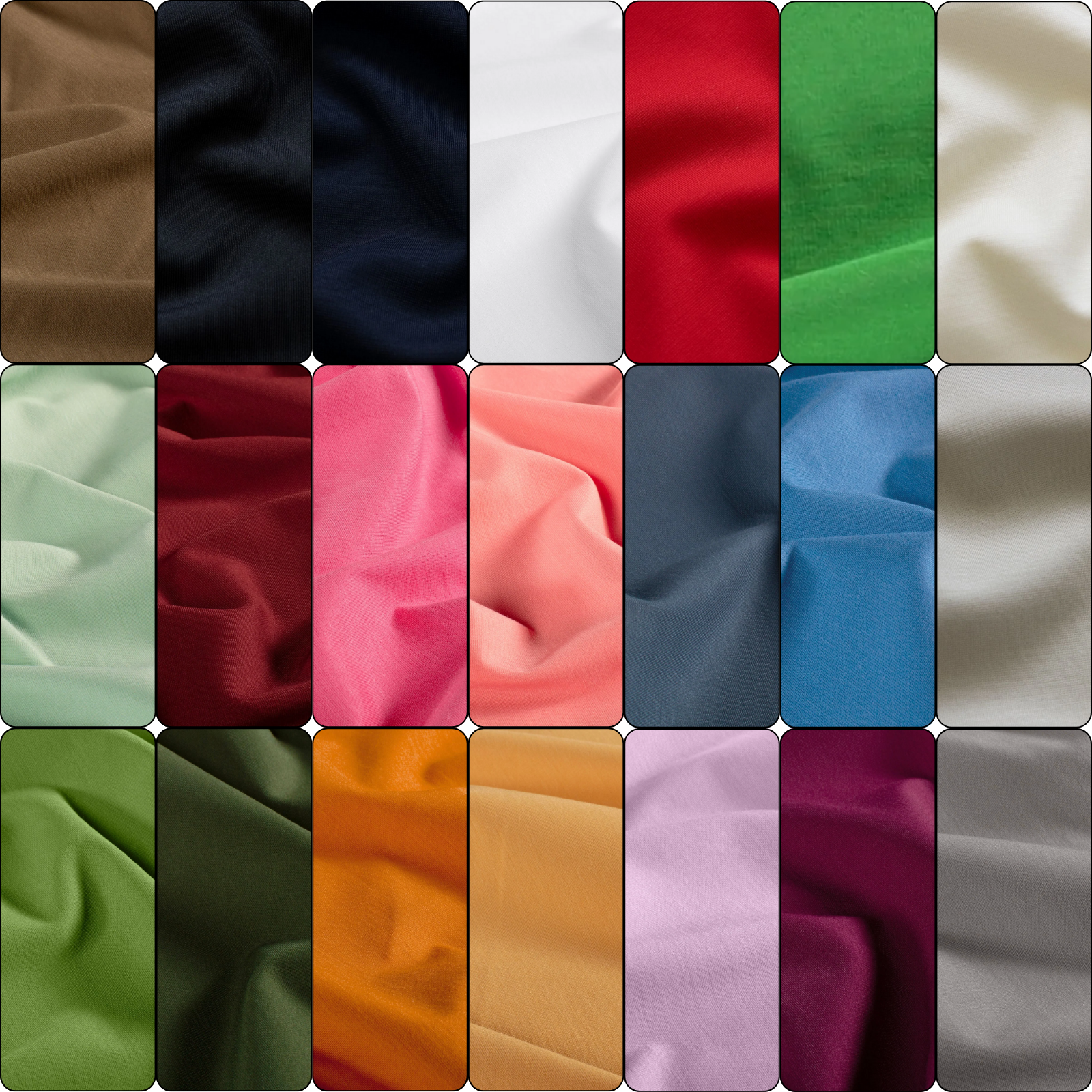 Jersey Punta di Roma Stoff - Sommer - uni