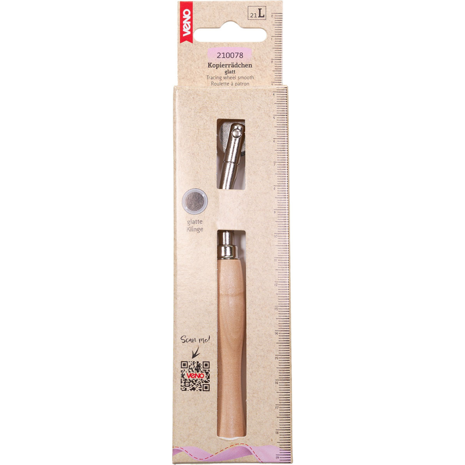 Kopierrädchen glatt