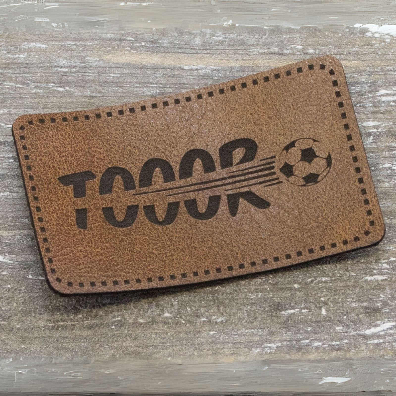 Label Kunstleder KDS - Fußball - Tor