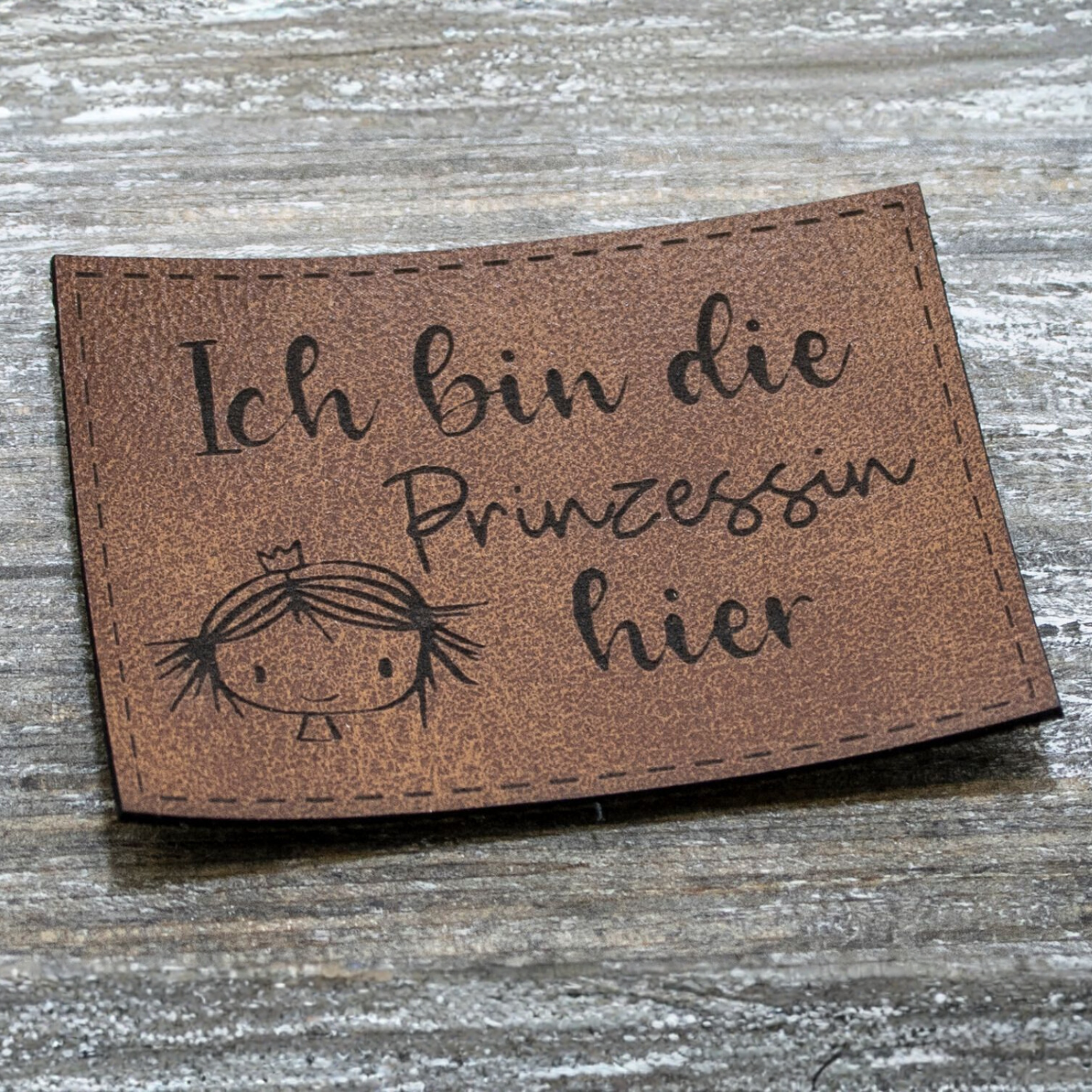 Label Kunstleder KDS - Ich bin die Prinzessin hier
