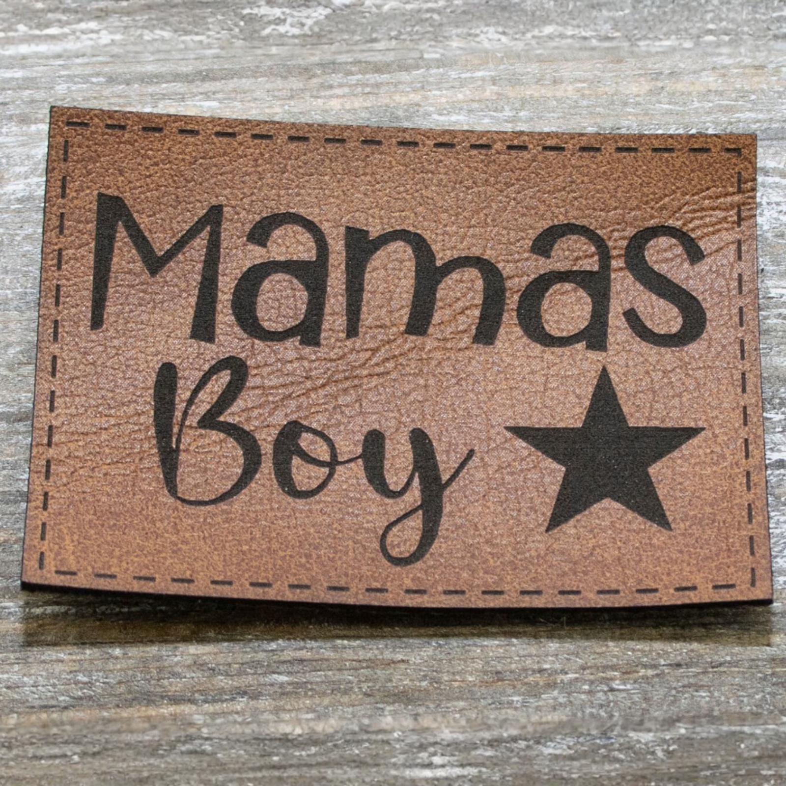 Label Kunstleder KDS - Mamas Boy