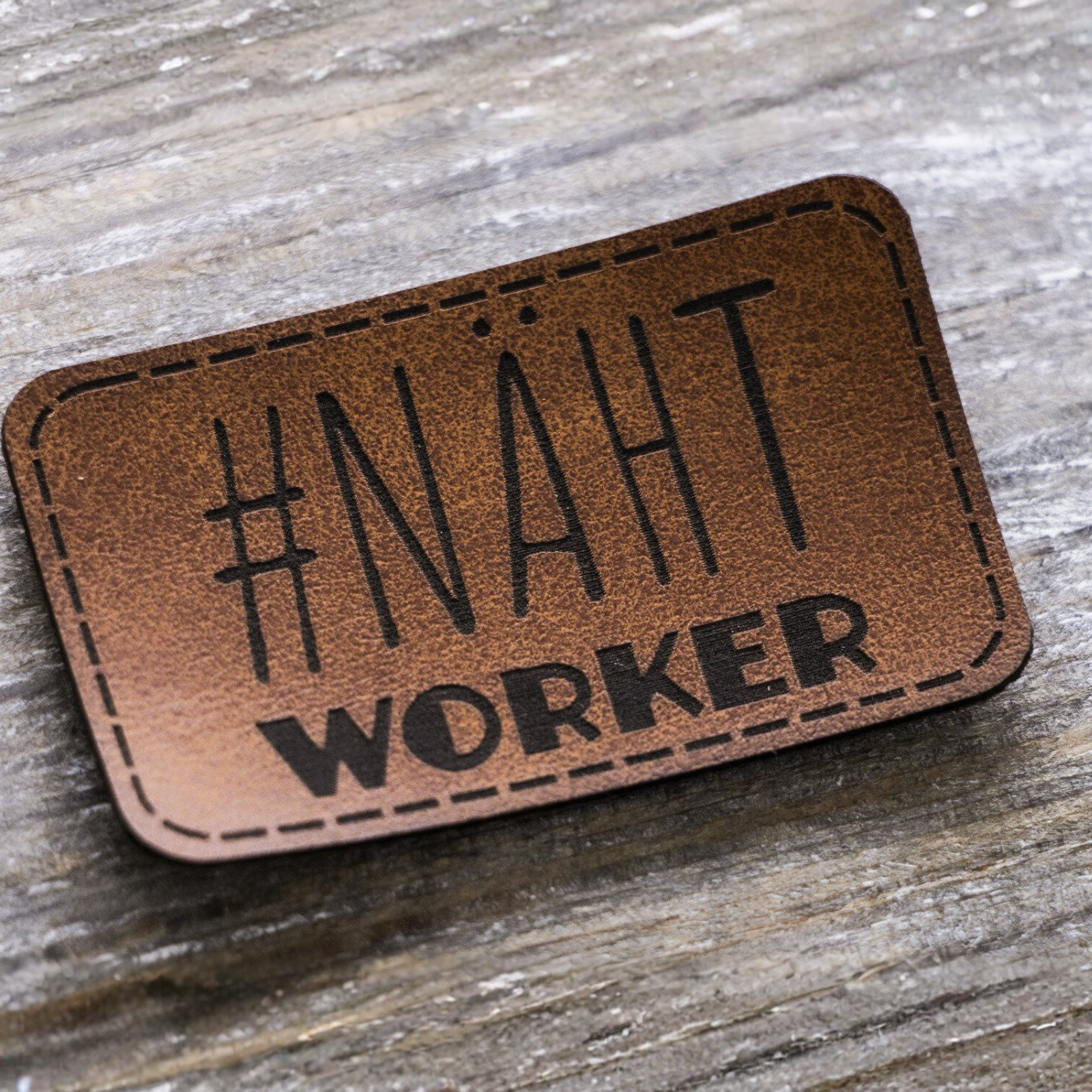 Label Kunstleder KDS - #NÄHT Worker
