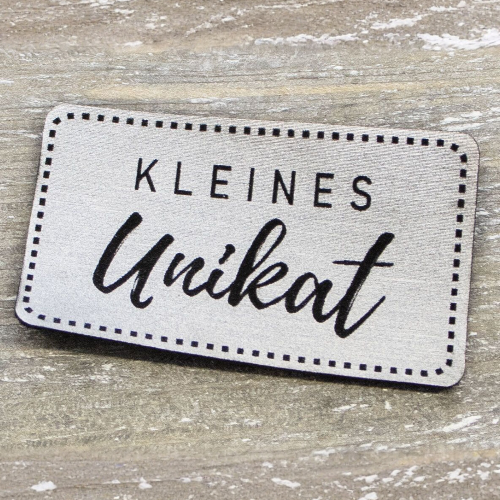Label Kunstleder KDS - kleines Unikat