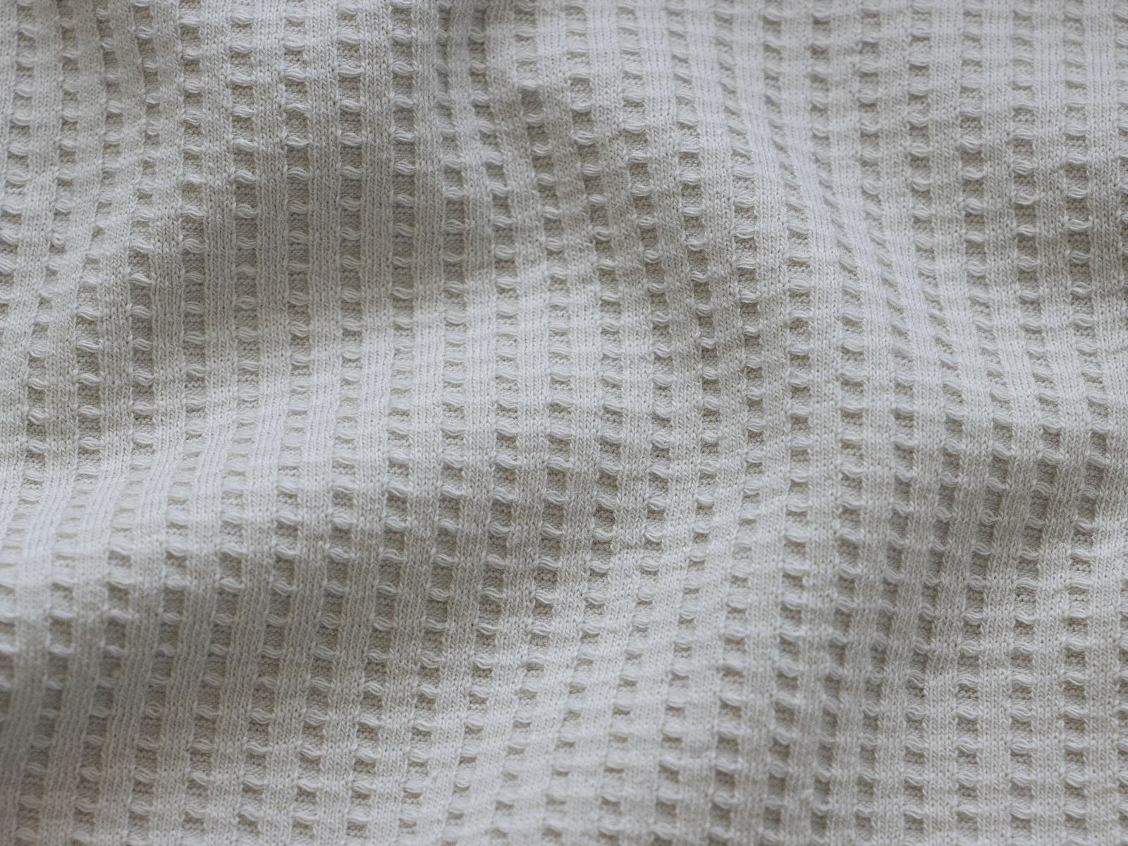 Leichter Waffeljersey Stoff