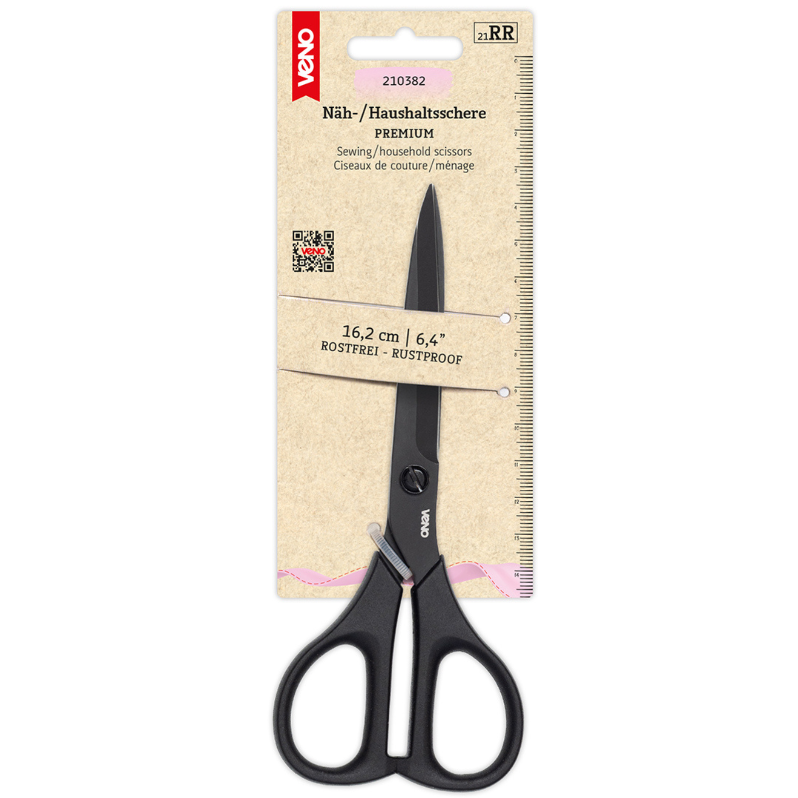 Näh-/Haushaltsschere PREMIUM 16,2 cm