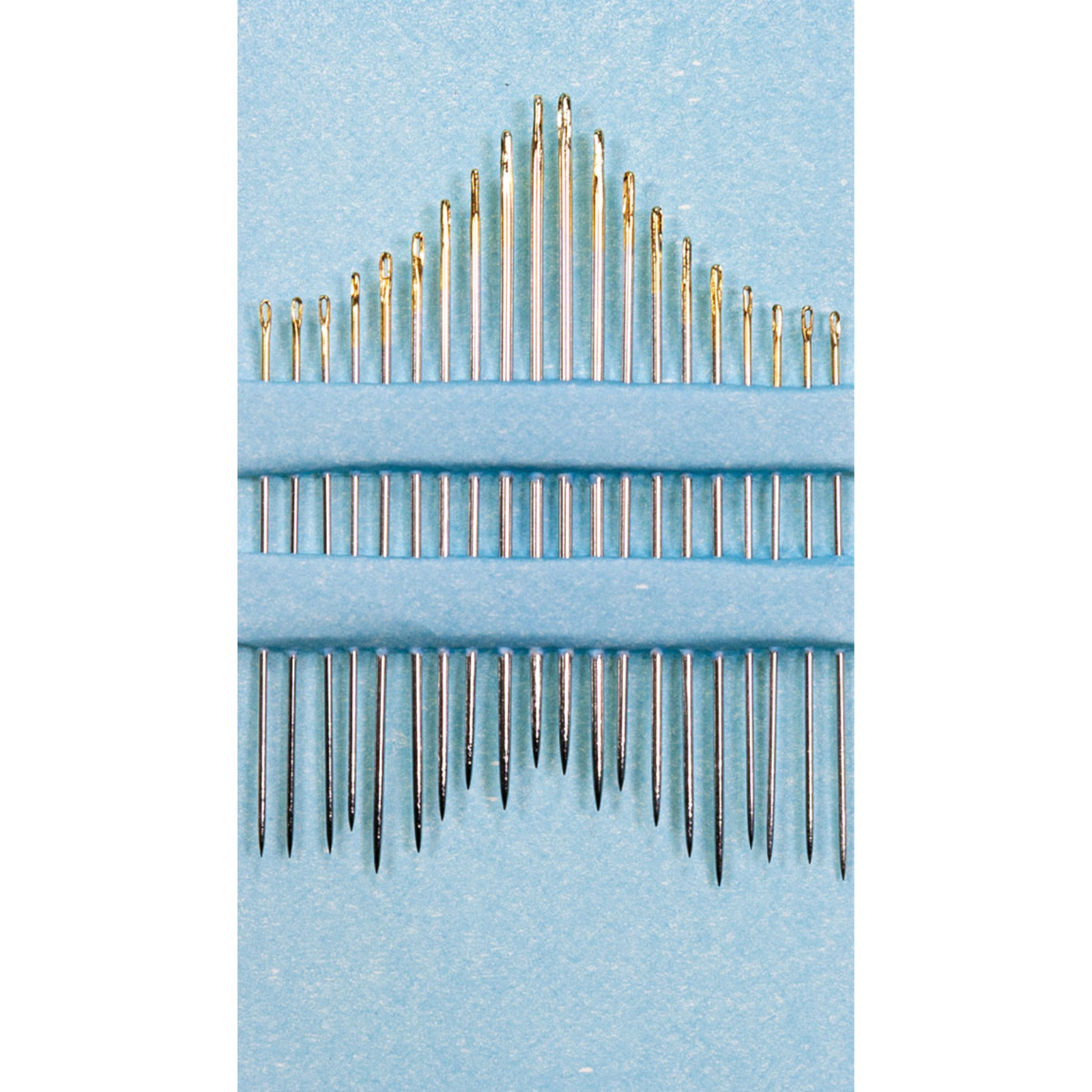 Nähnadeln lang No. 5-9 - Goldöhr - 20 Stück