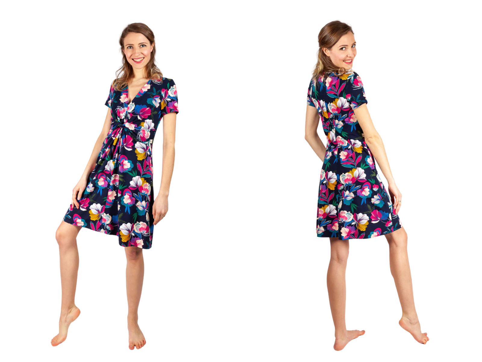 Papierschnittmuster Knotenkleid Keiki