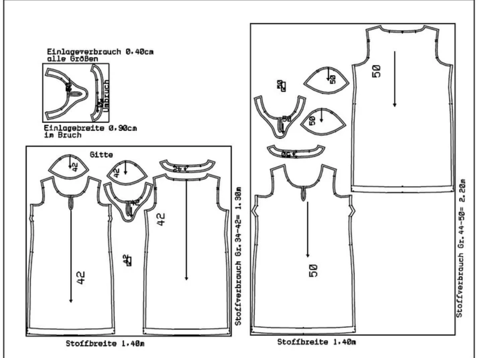 Papierschnittmuster Sommerkleid Gitte