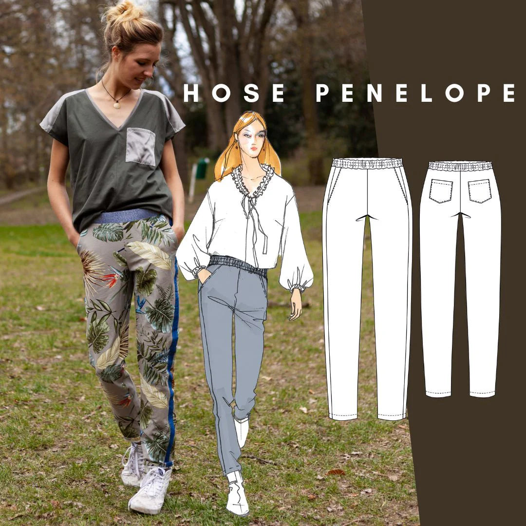 Papierschnittmuster Hose Penelope