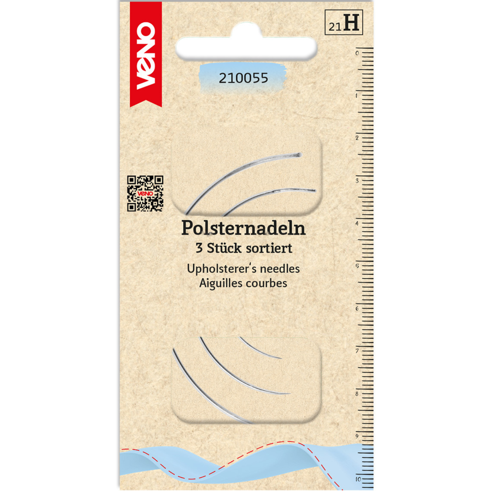 Polsternadeln sortiert 3 Stück