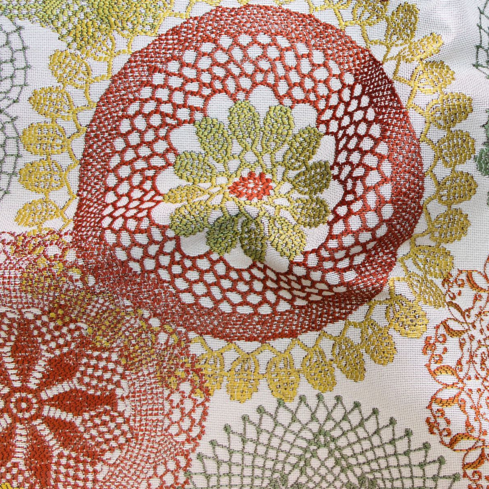 Premium Polster-, Deko- u. Taschenstoff - Mandala - Jacquard