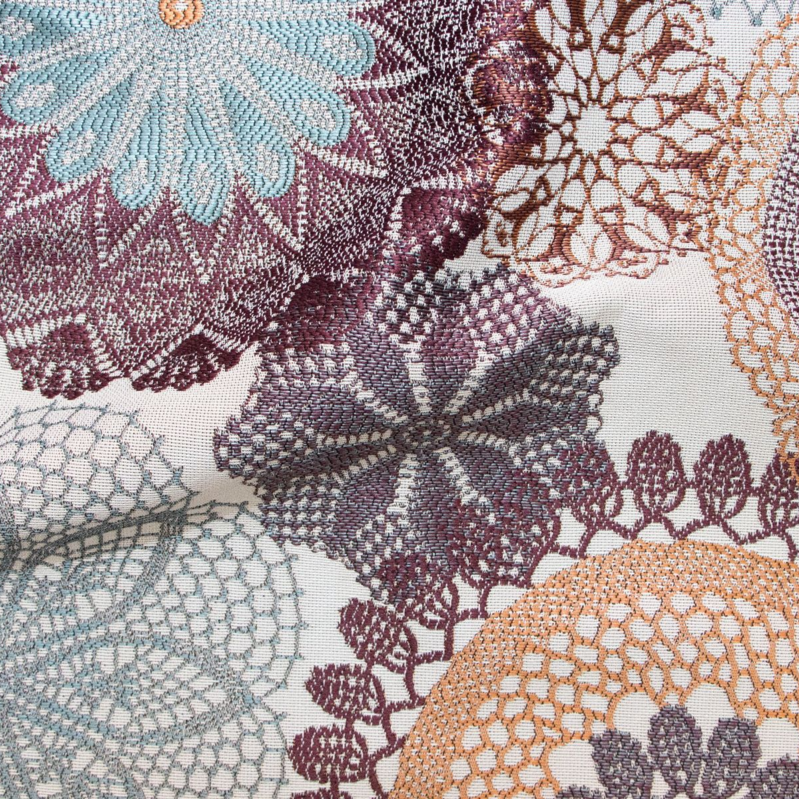 Premium Polster-, Deko- u. Taschenstoff - Mandala - Jacquard