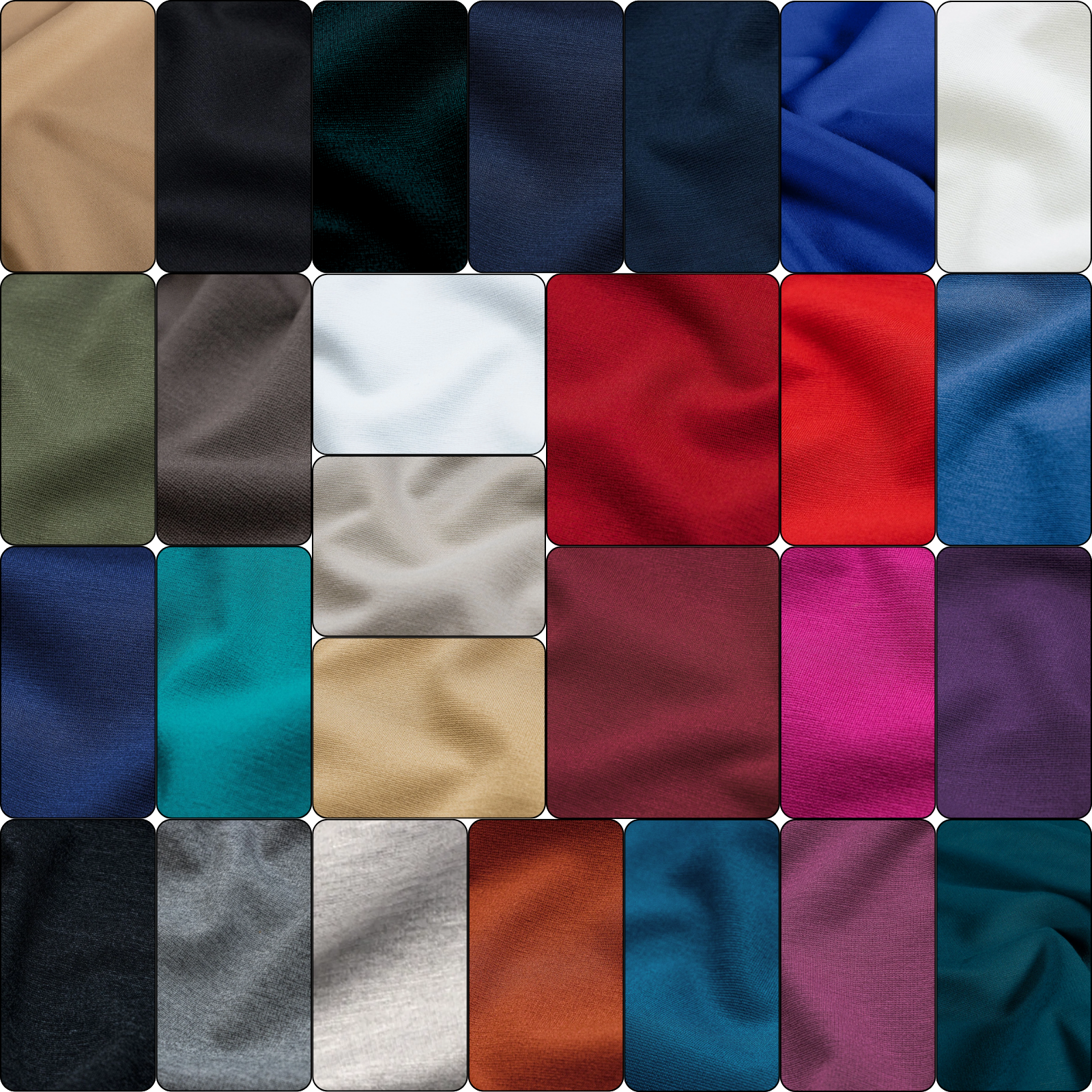 Jersey Punta di Roma Stoff - uni