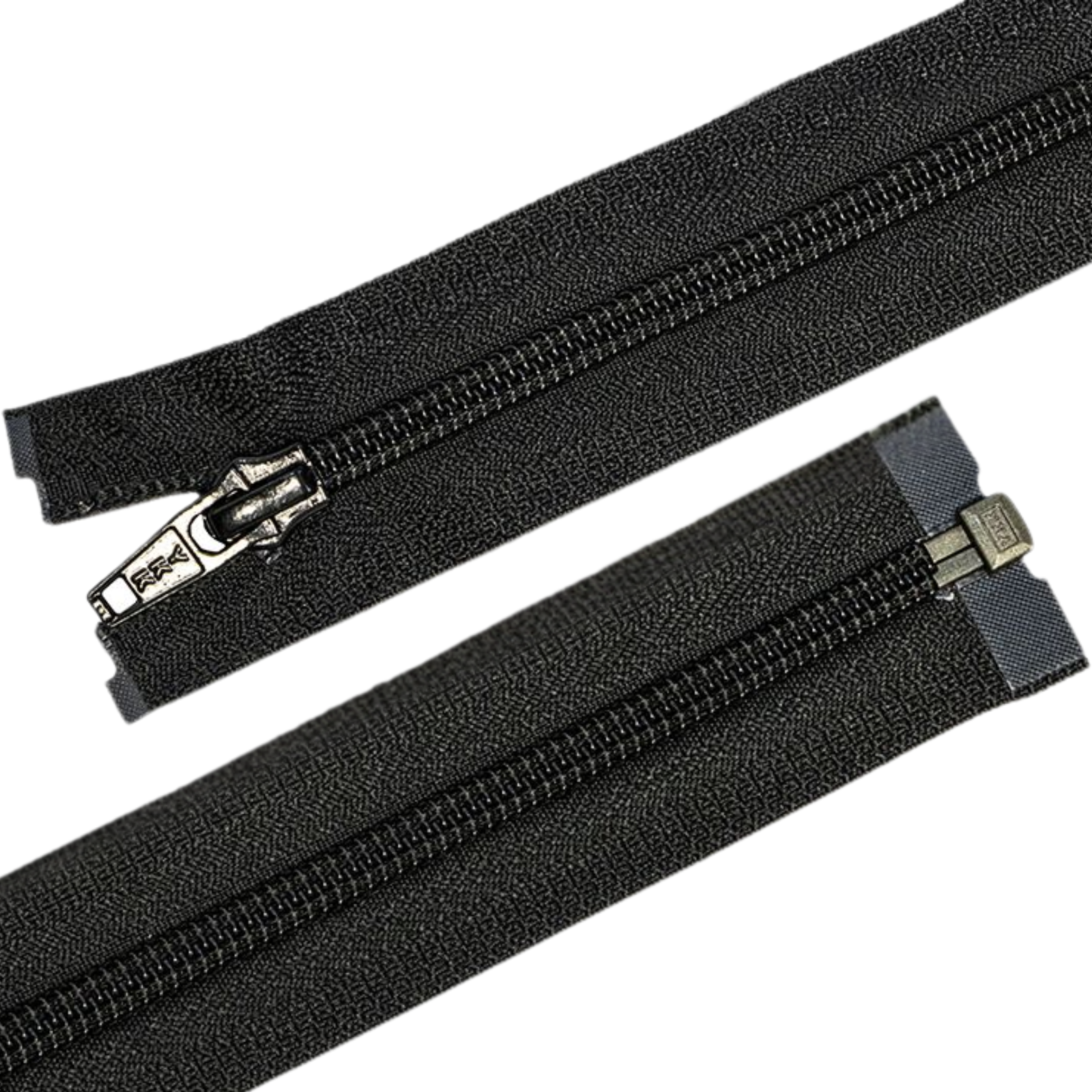 Reißverschluss YKK teilbar - schwarz