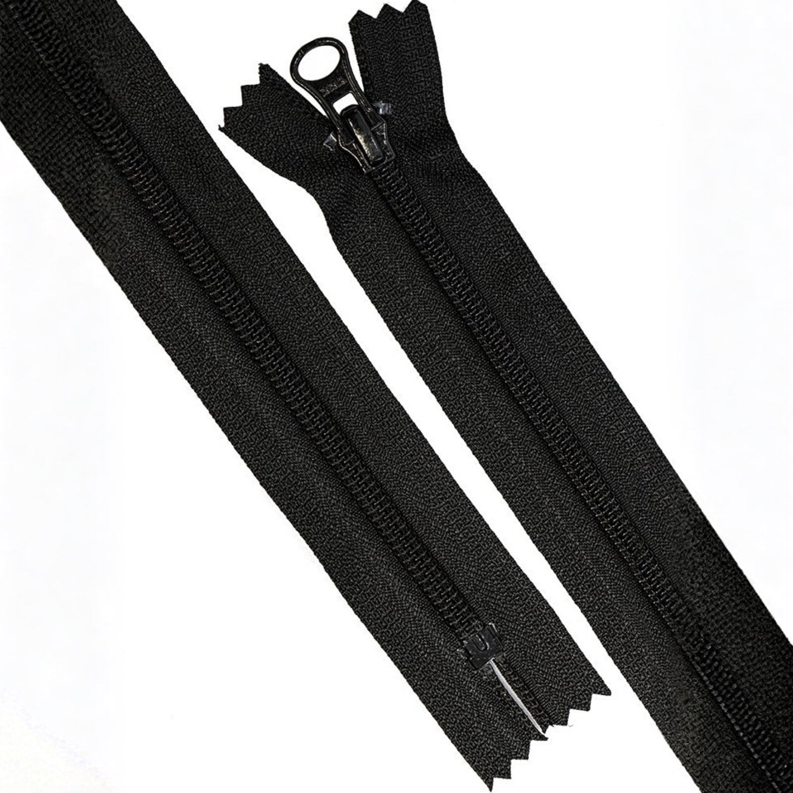 Reißverschluss YKK teilbar 74 cm - schwarz