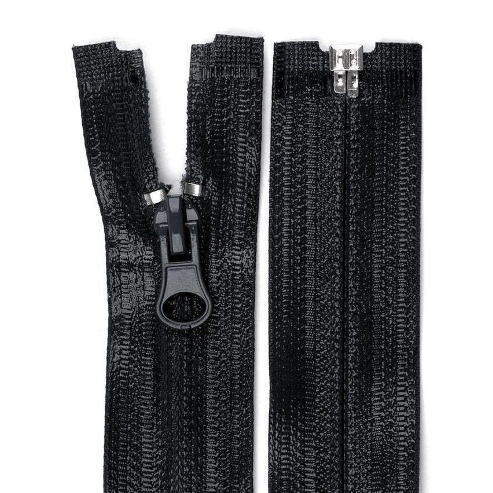 Reißverschluss teilbar - Länge 60 cm - wasserfest - schwarz