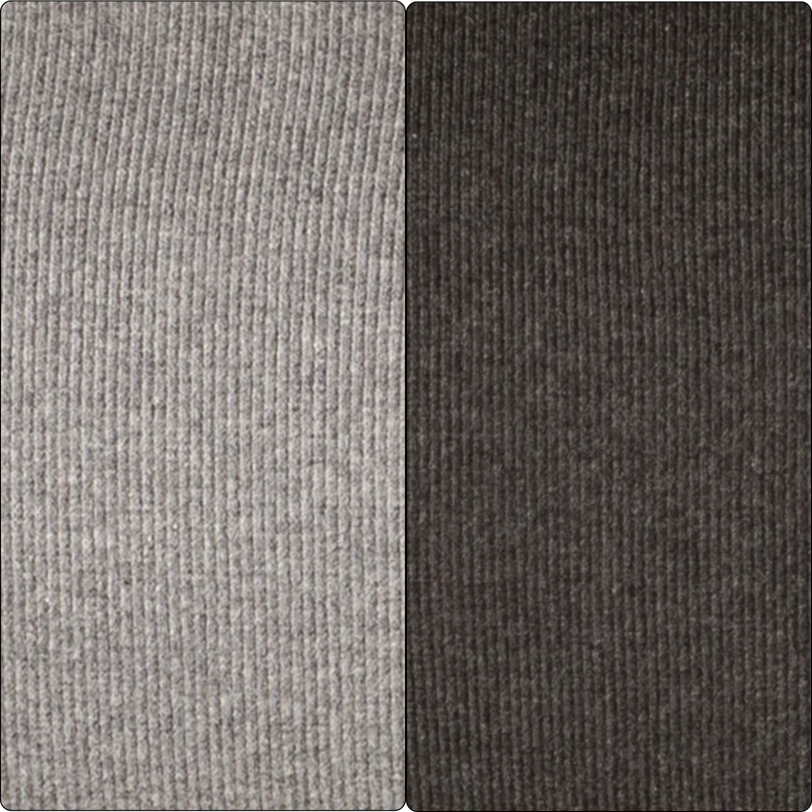 Ribbündchen Stoff im Schlauch - Meliert