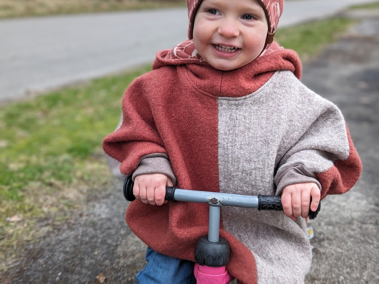 Wollwalk Stoff Naomi gekochte Wolle - meliert