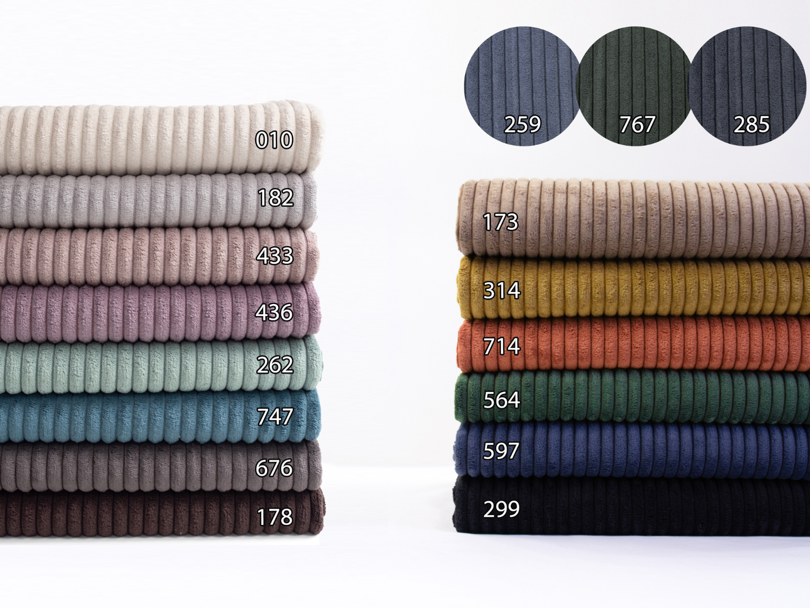 Breitcord Stoff - Samtcord Wanja - uni