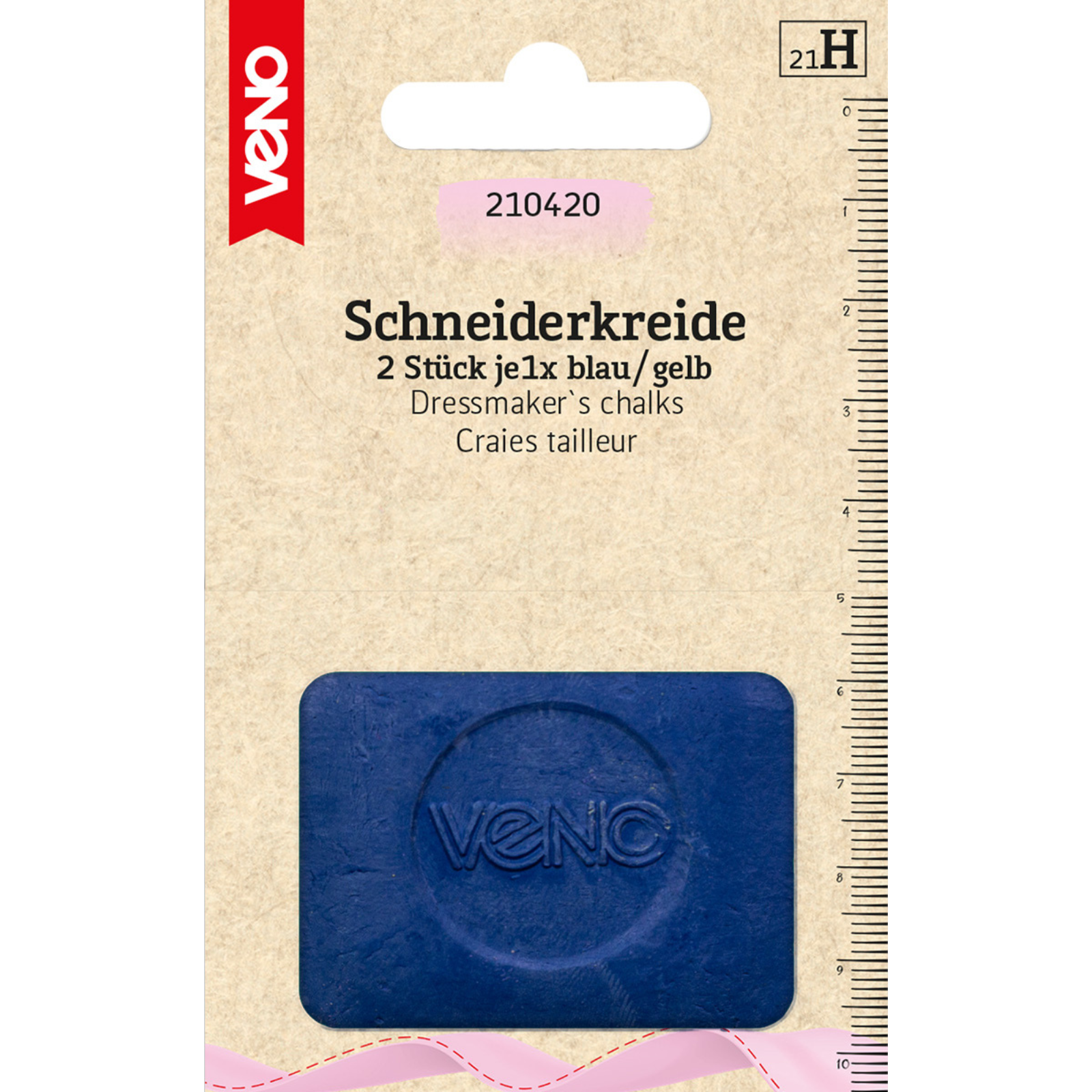 Schneiderkreide - Inhalt: 2 Stück