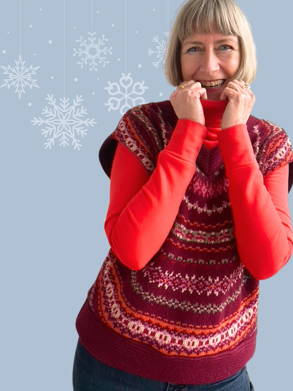 Papierschnittmuster Pullunder Bregenz