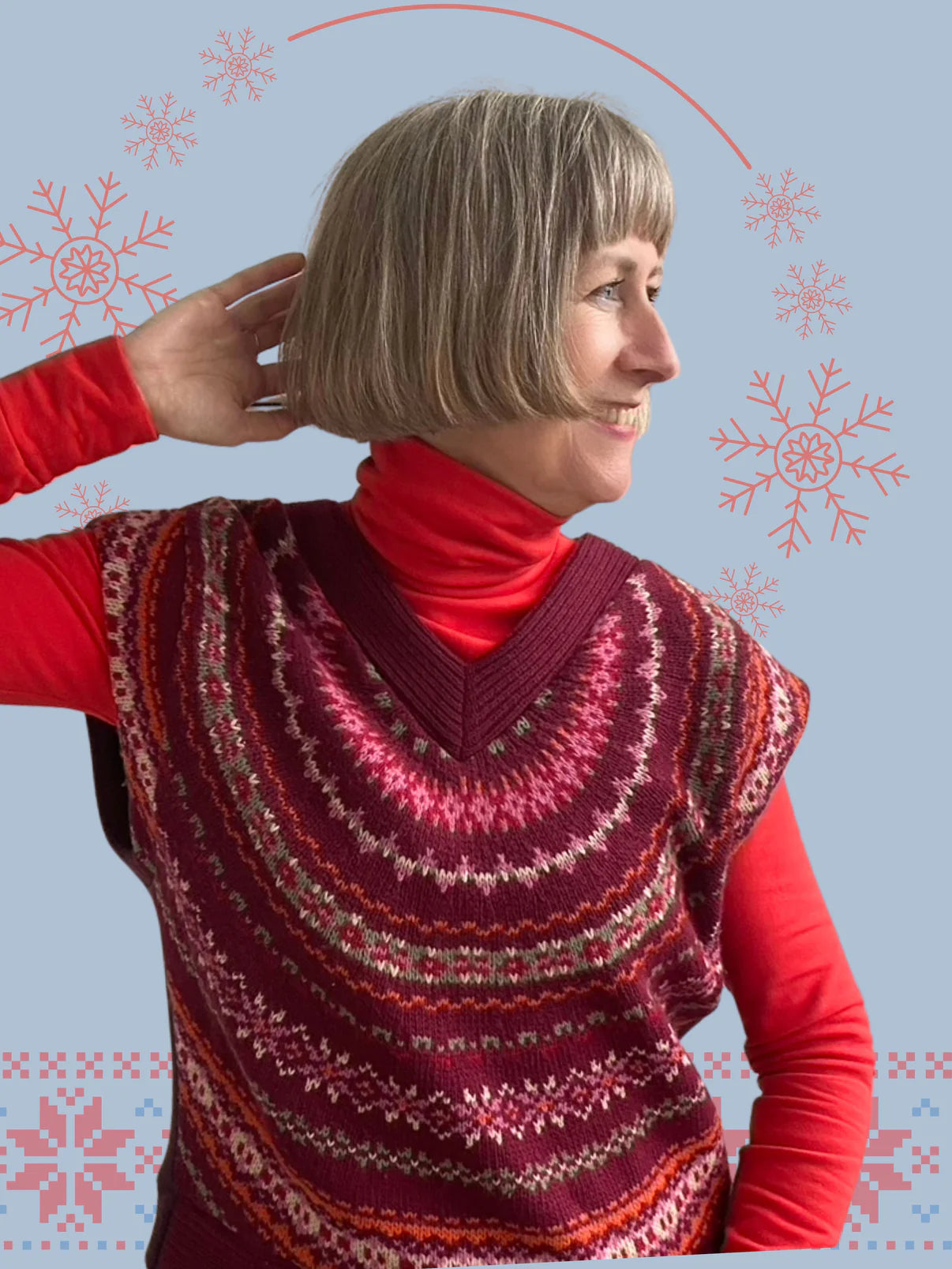 Papierschnittmuster Pullunder Bregenz