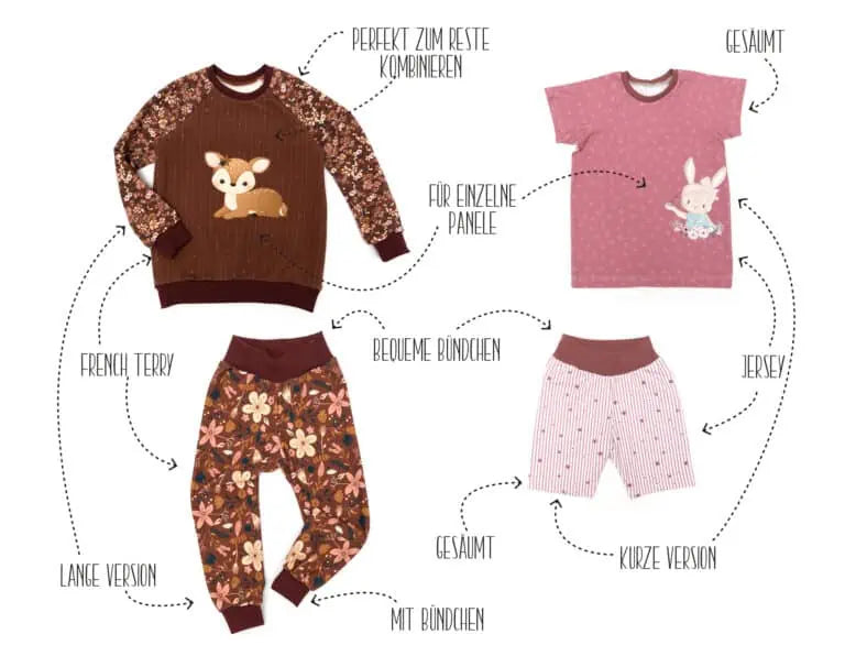 Papierschnittmuster - Sleepy Set