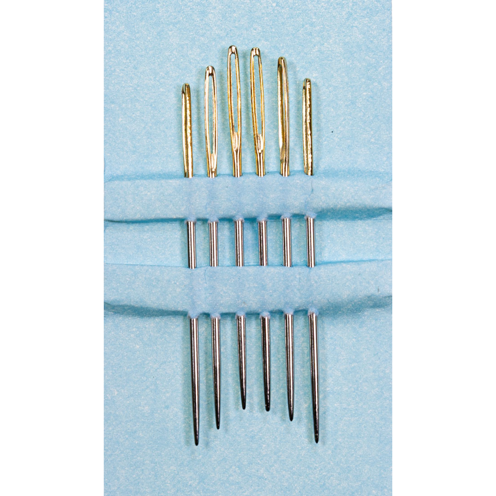 Sticknadeln ohne Spitze No. 18 - Goldöhr - 6 Stück