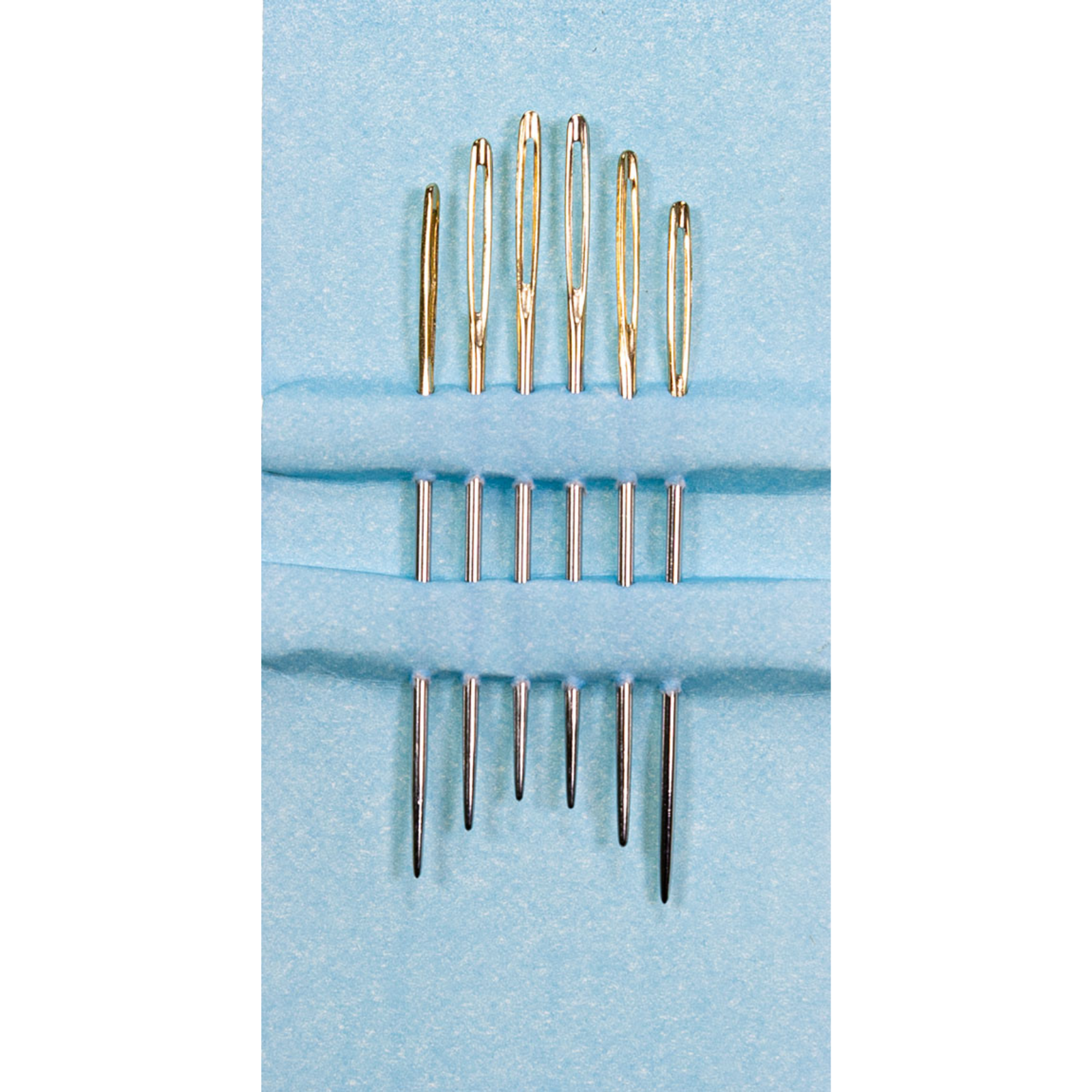 Sticknadeln ohne Spitze No. 20 - Goldöhr - 6 Stück