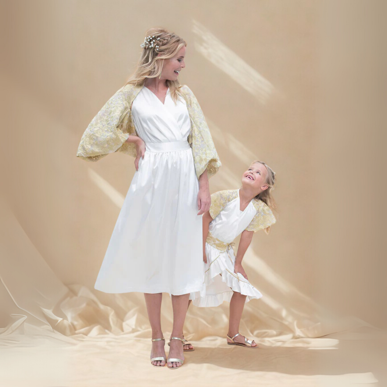 Stretch Satin Stoff - uni