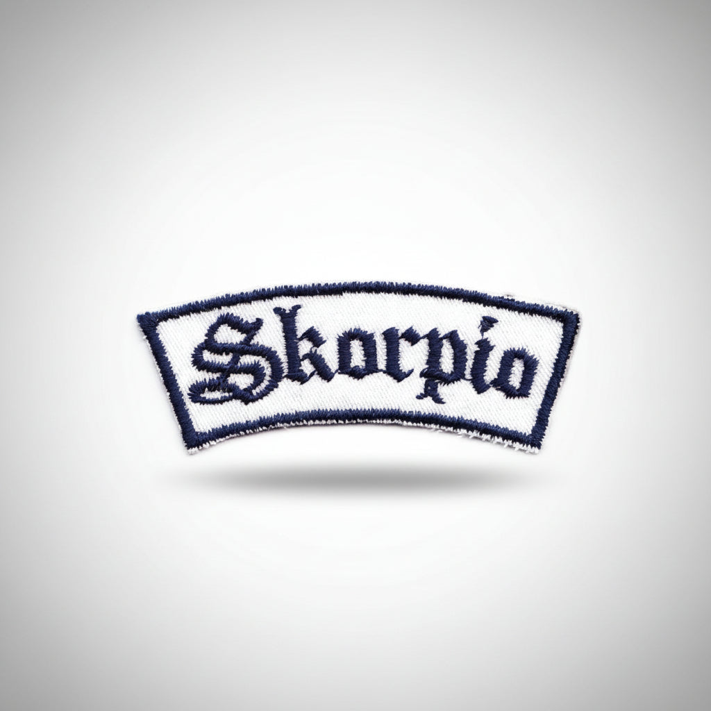 Applikation "Skorpio" zum Aufnähen