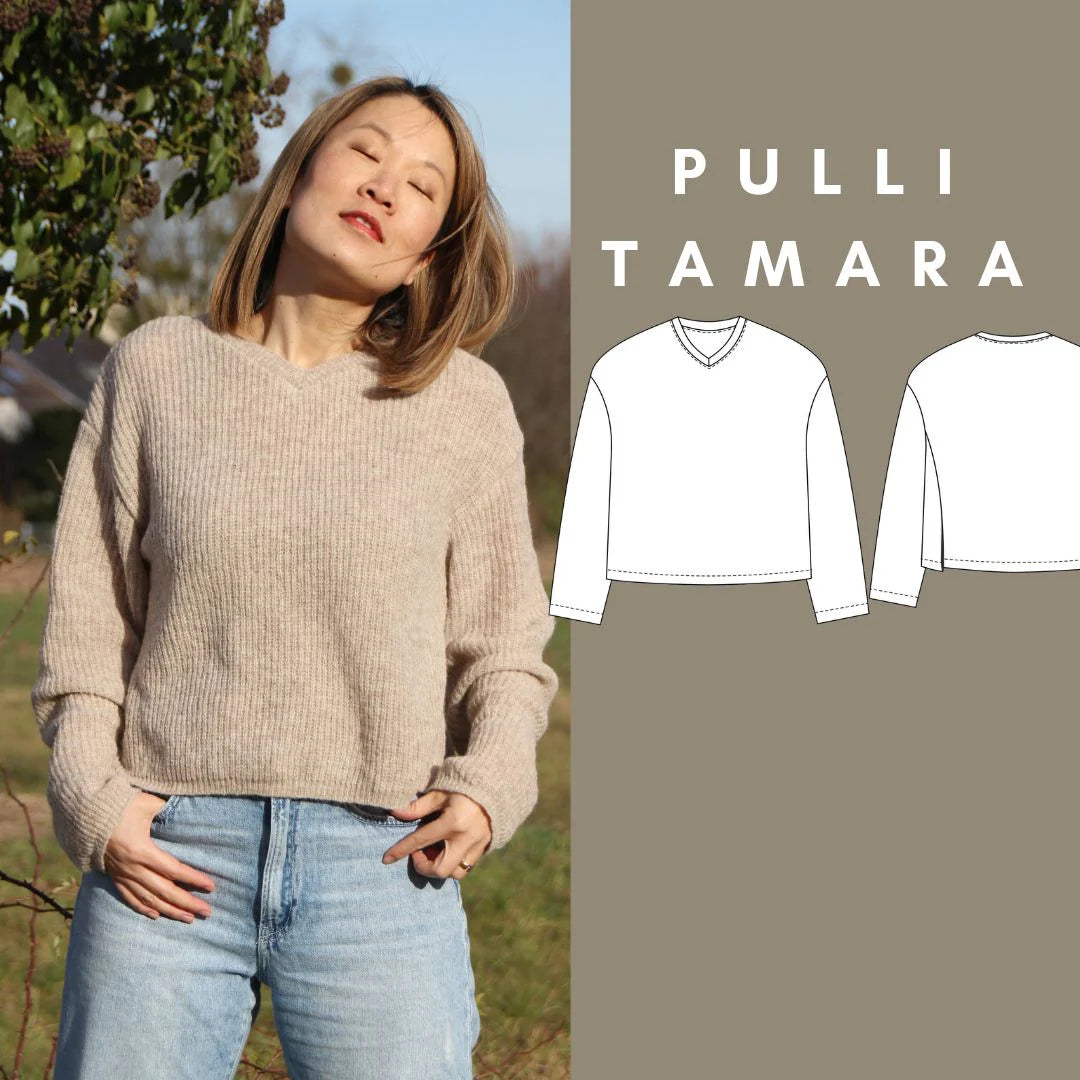 Papierschnittmuster Pulli Tamara