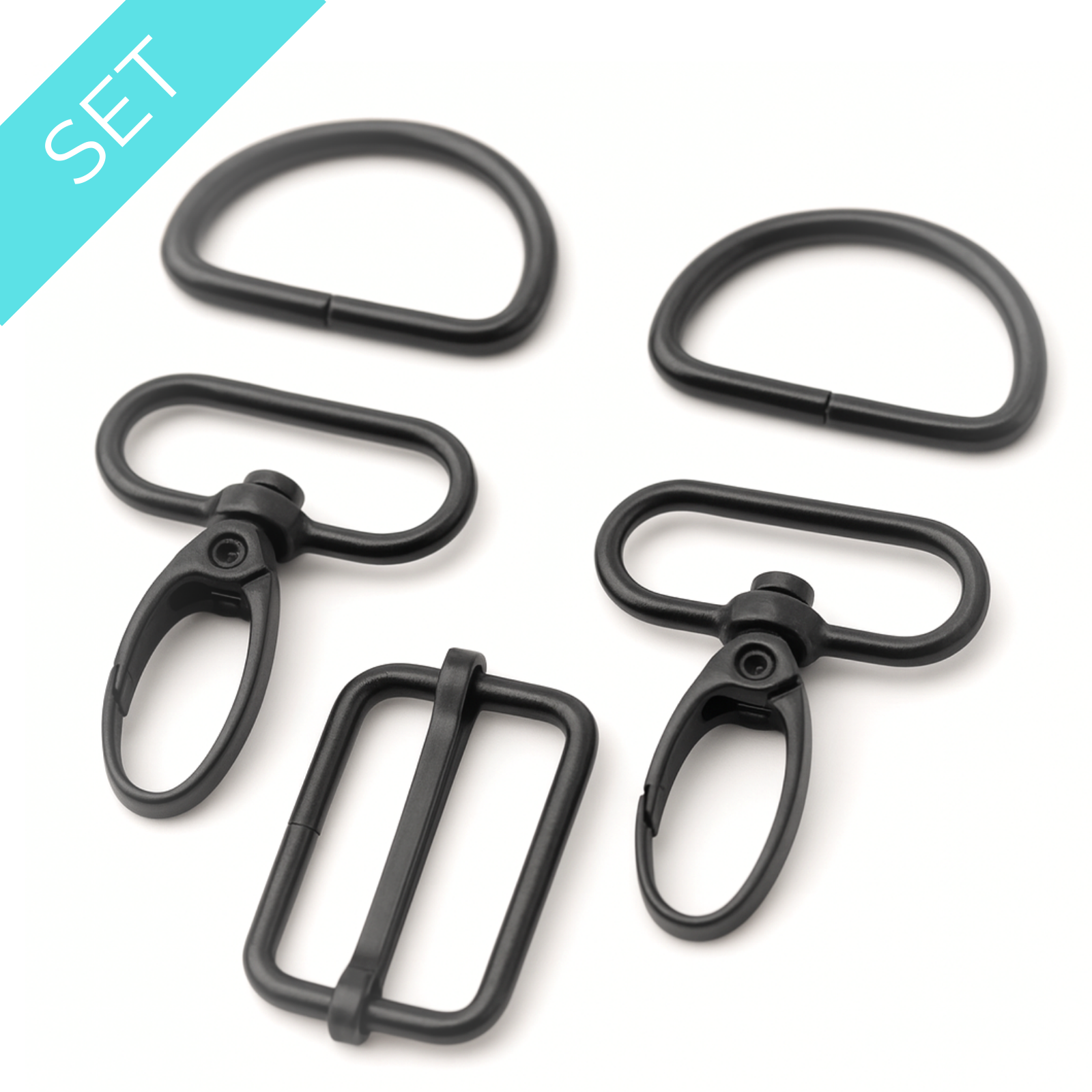 Taschenzubehör-Set - schwarz