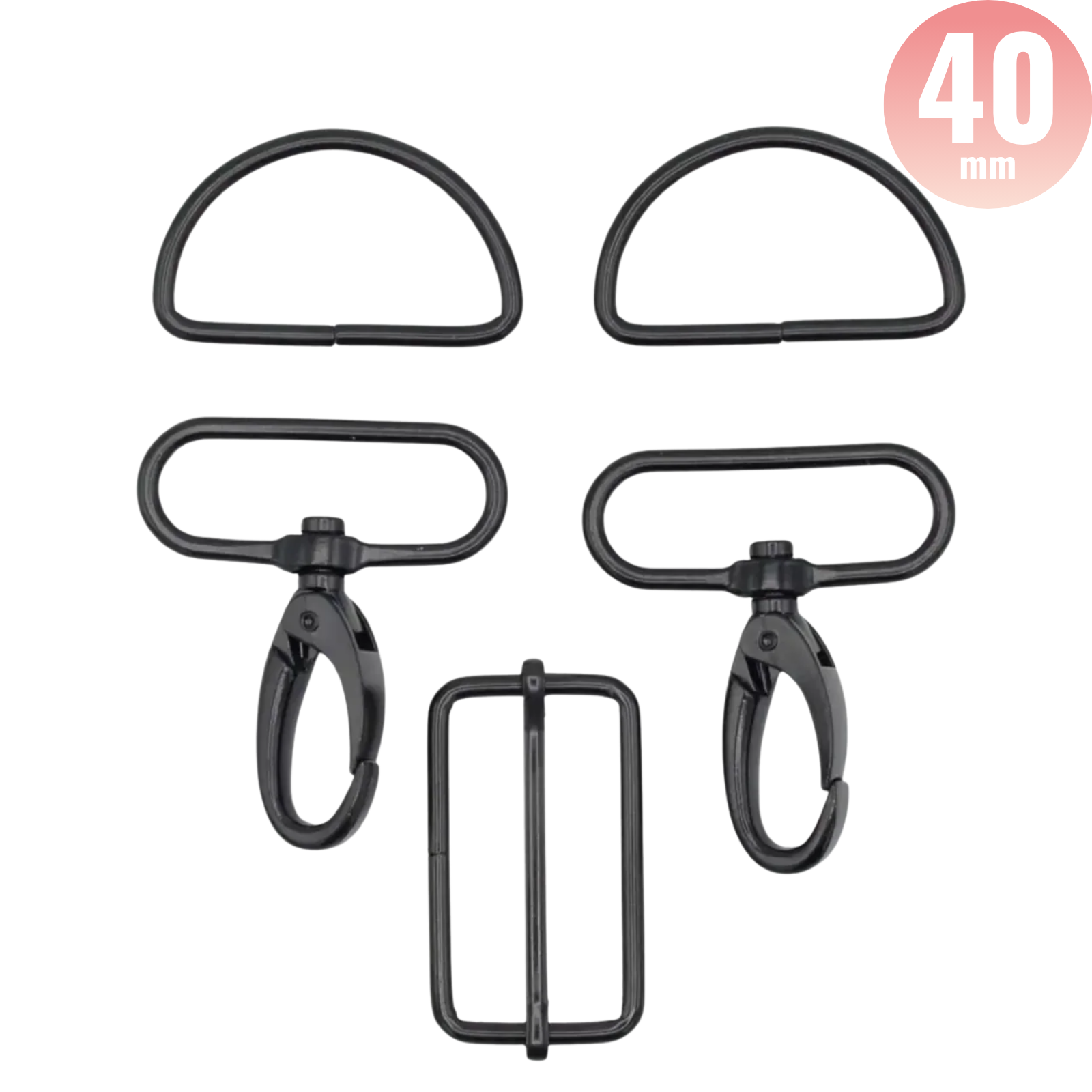 Taschenzubehör-Set - schwarz