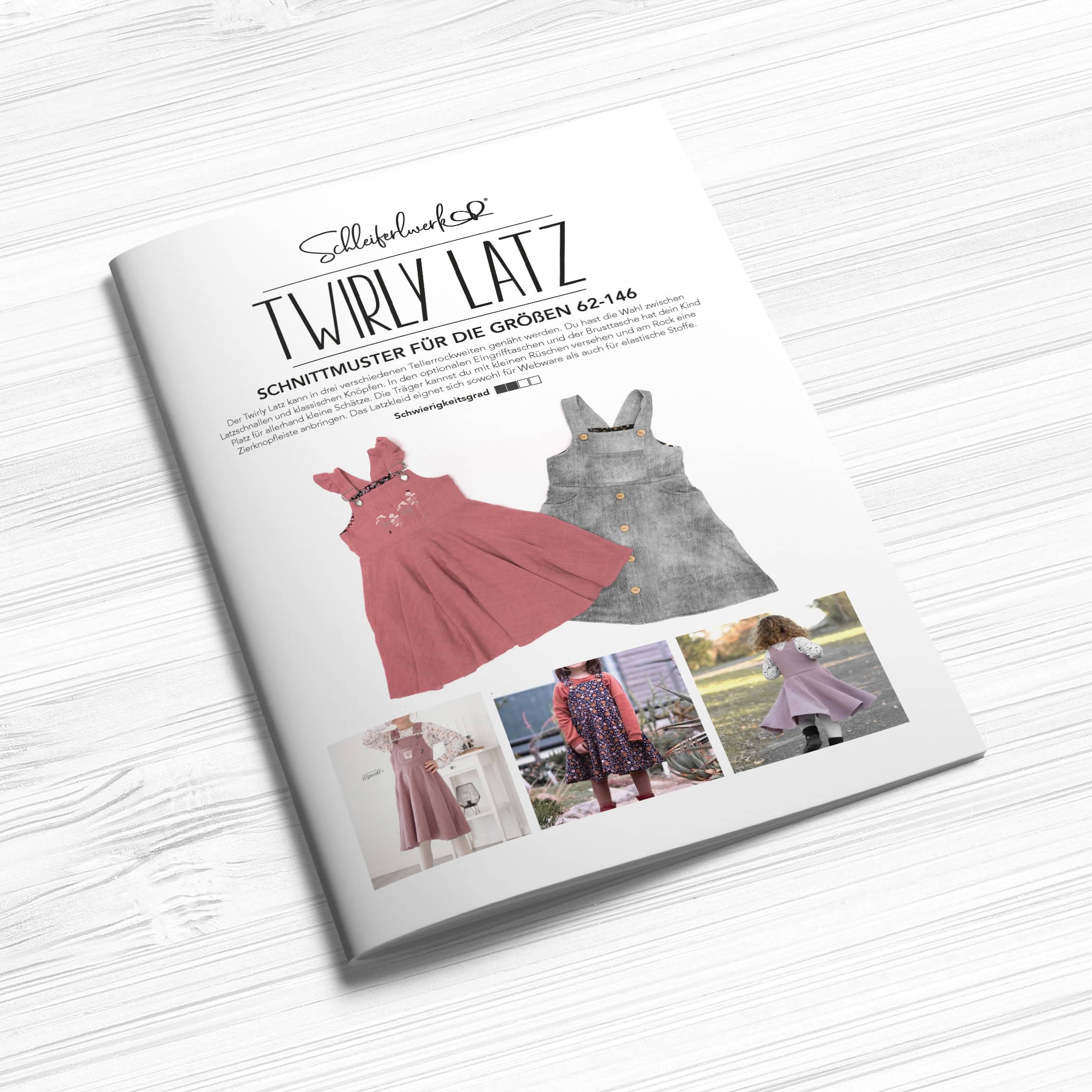 Papierschnittmuster - Twirly Latz