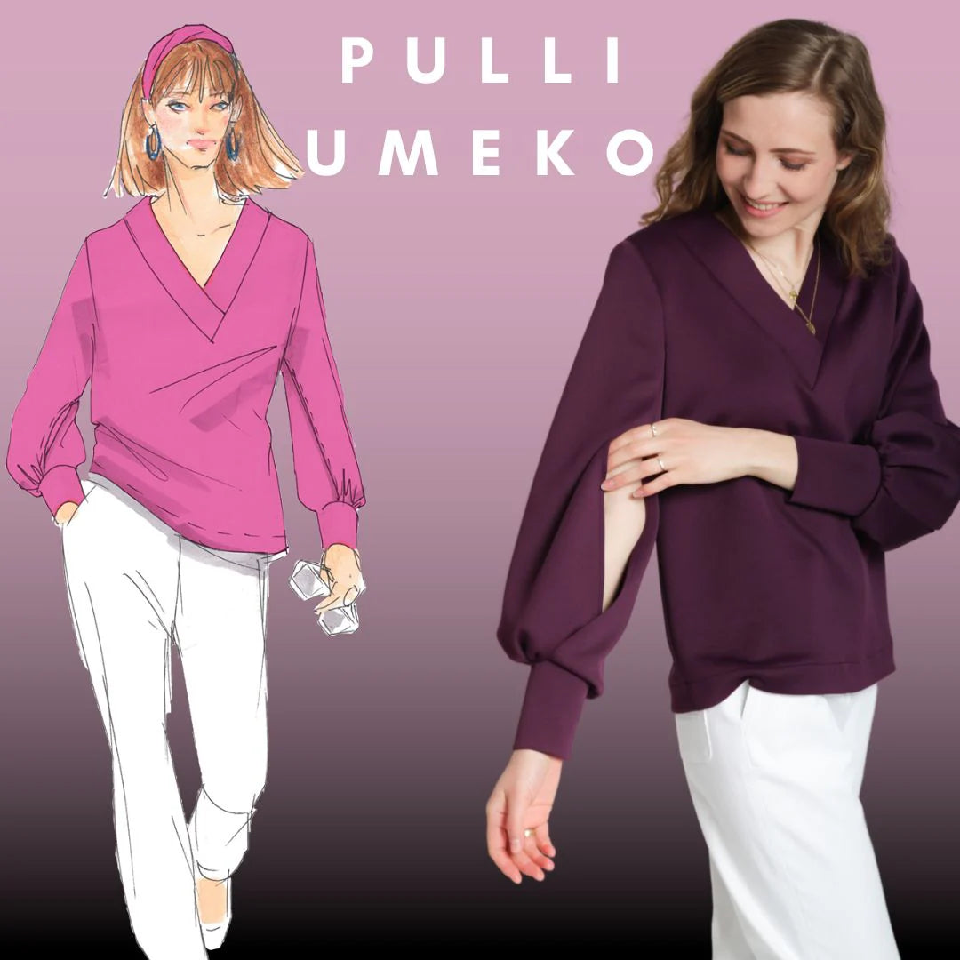 Papierschnittmuster Pulli Umeko