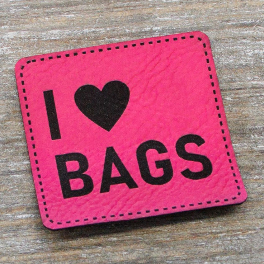 Label Kunstleder KDS - I ♥ BAGS