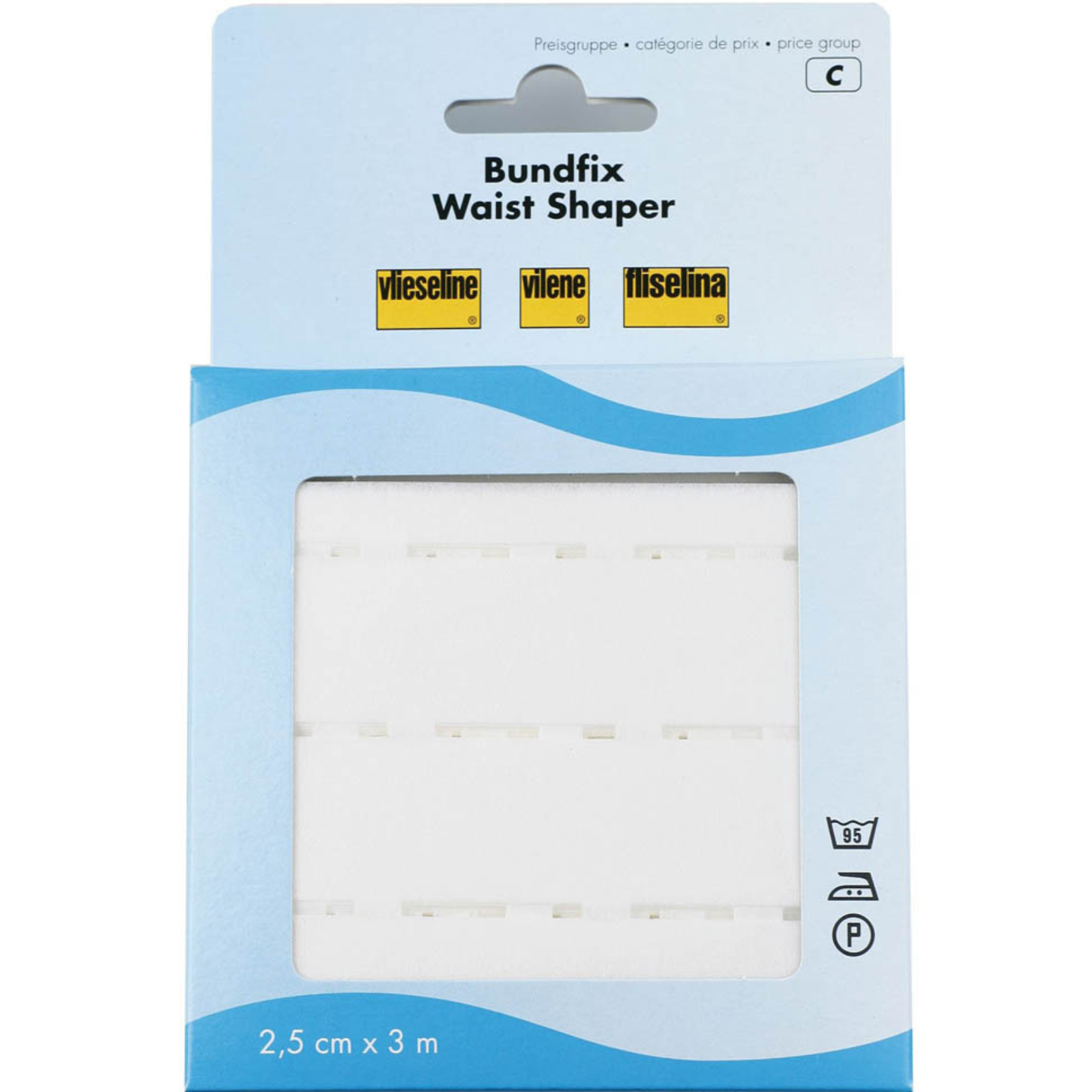 🟡 Vlieseline BUNDFIX - Band für Rock- und Hosenbünde 25 mm x 3 m