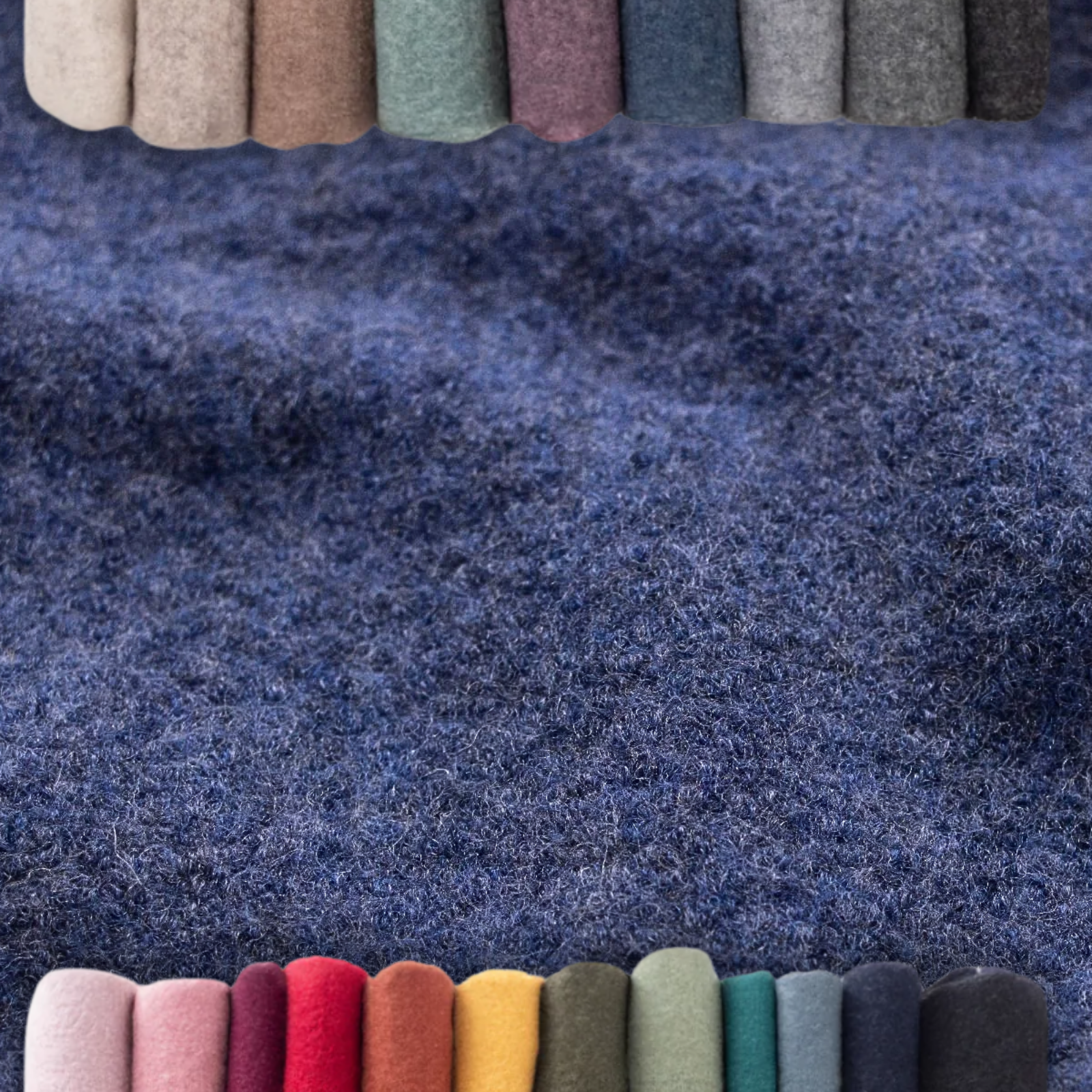 Wollwalk Stoff Merino Wolle - uni