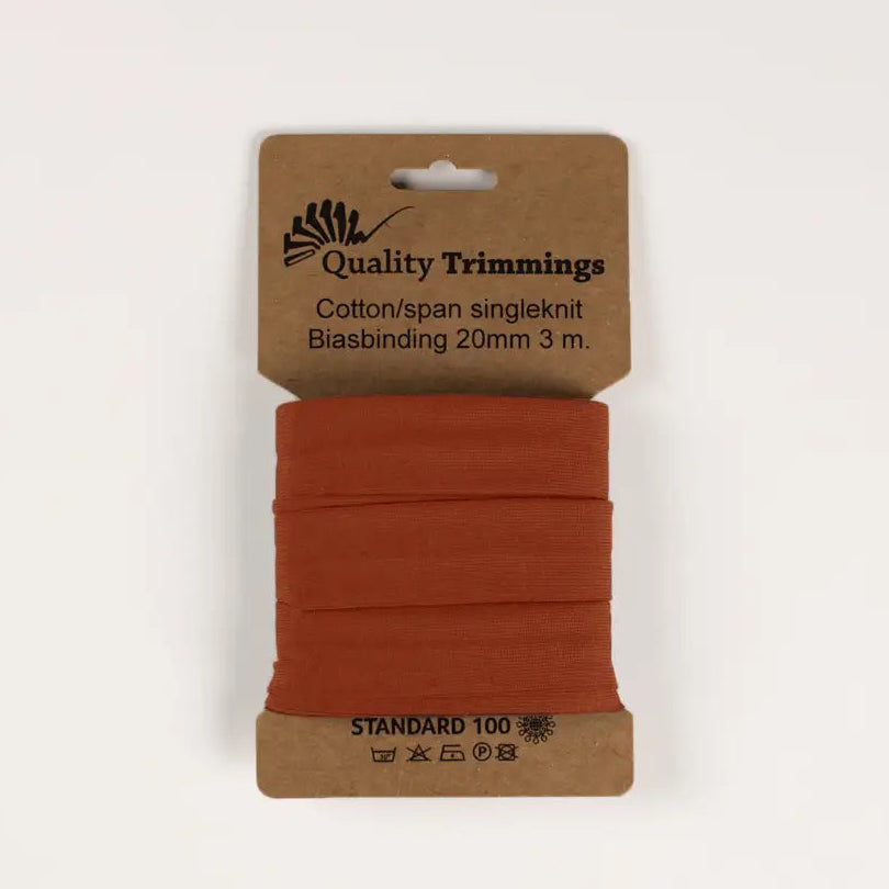 Jersey Schrägband gefalzt 20 mm - 3m Coupon