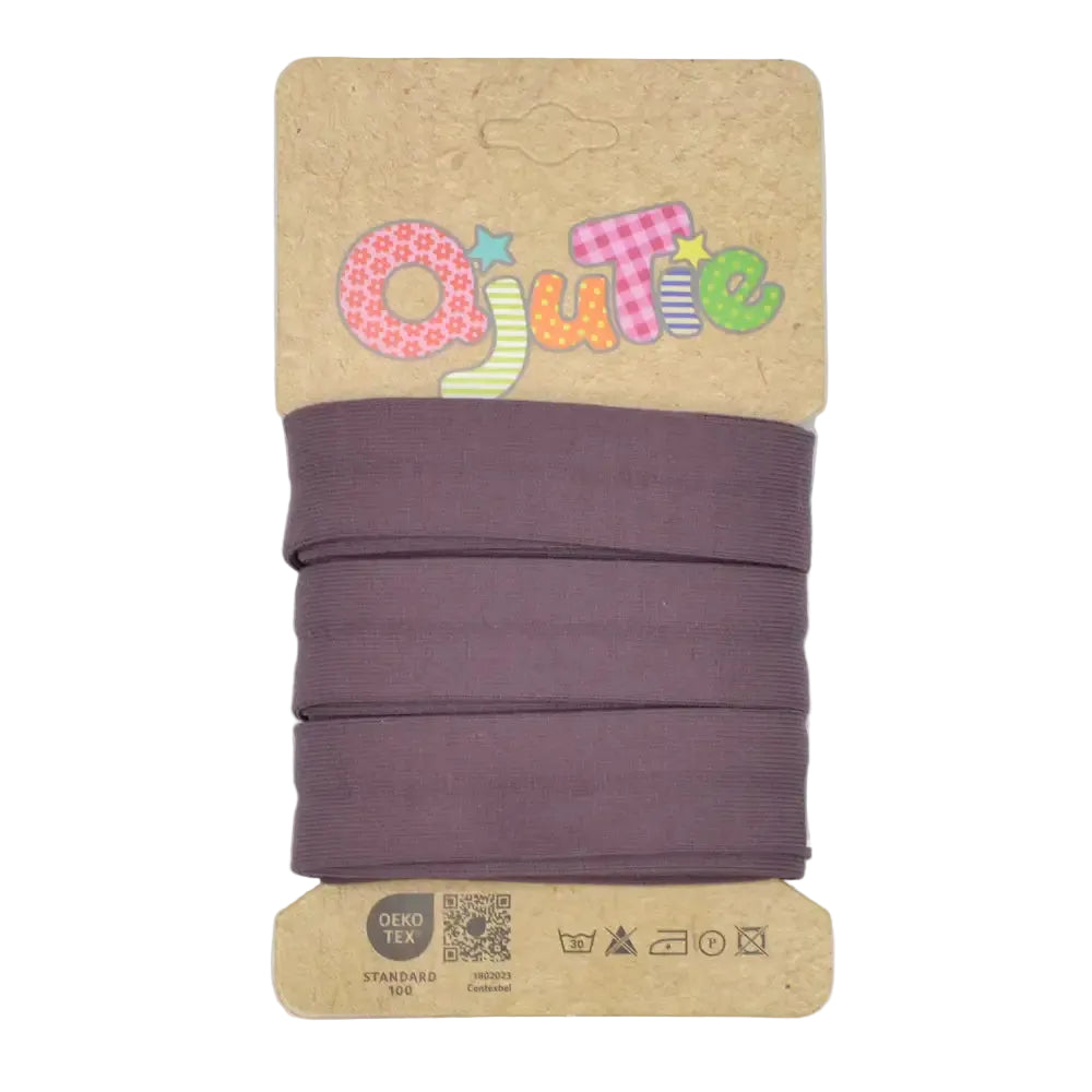 Jersey Schrägband gefalzt 20 mm - 3m Coupon