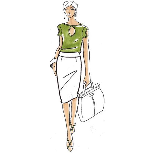 Papierschnittmuster Cut Out Shirt Adele