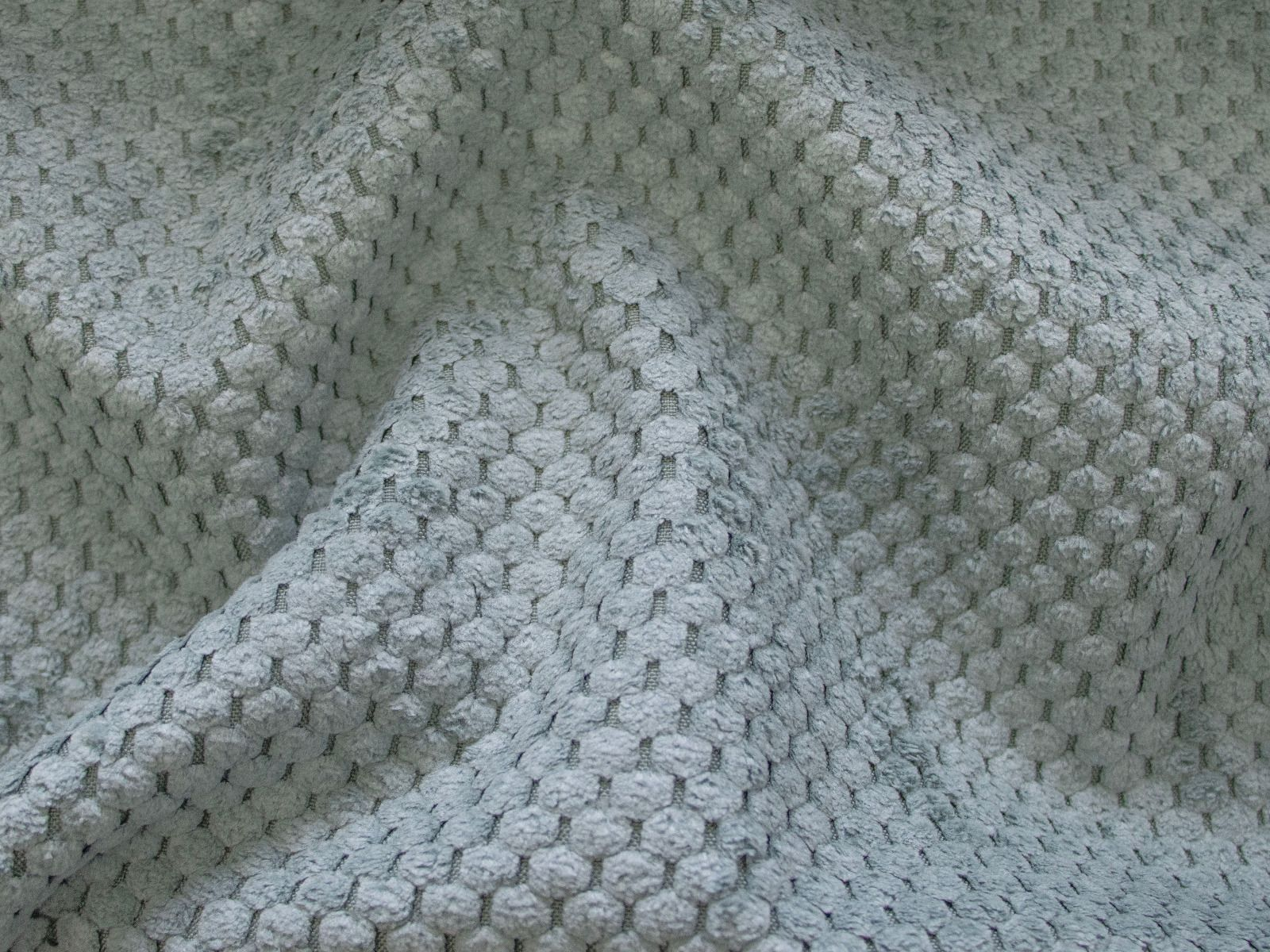 Dekosamt Parma Stoff - Wabenstruktur