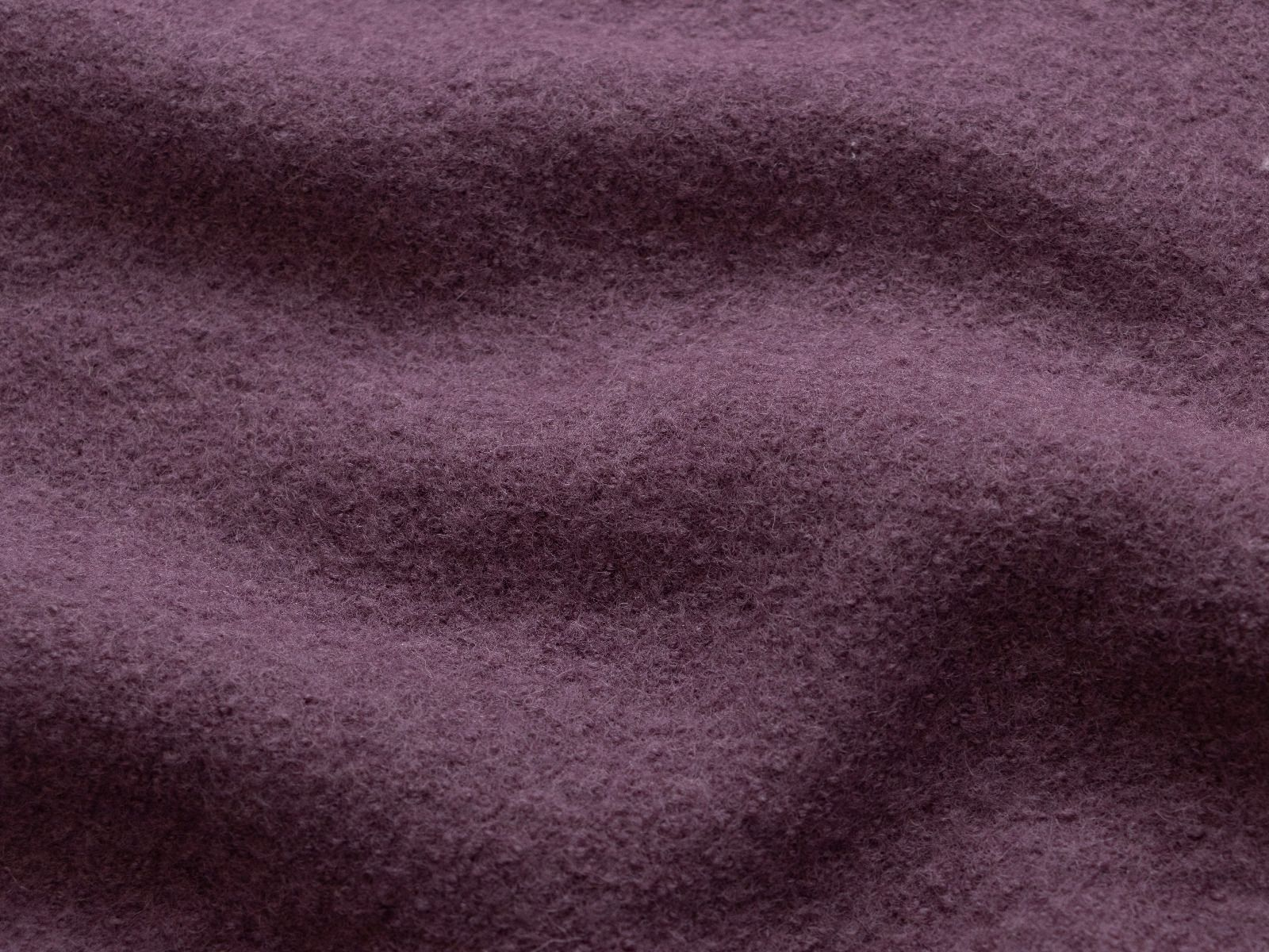 Wollwalk Stoff Naomi gekochte Wolle - uni