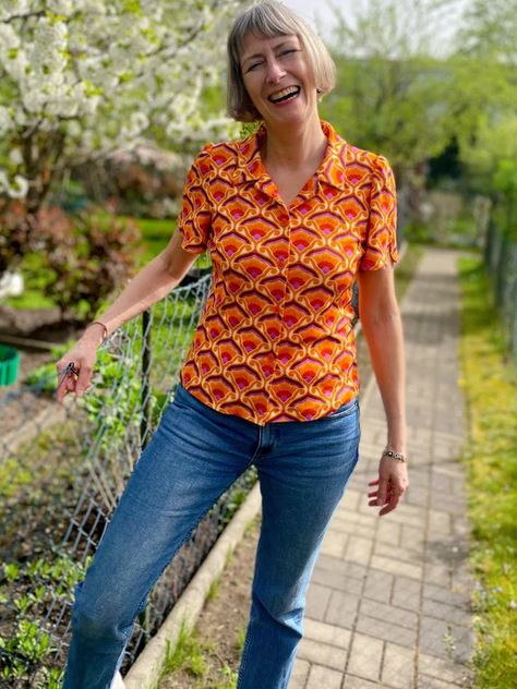 Papierschnittmuster Bluse Austin