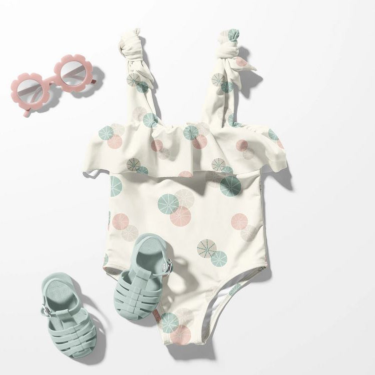 Swimwear Jersey Badestoff UV Protection UPF 50 Punkte - wollweiß