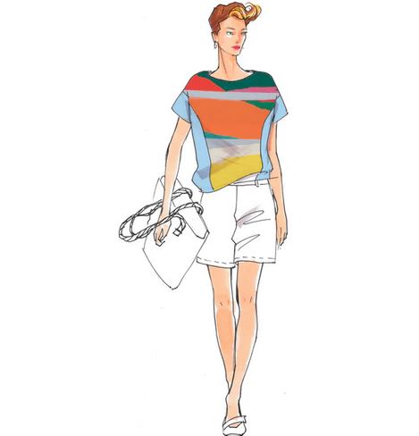 Papierschnittmuster Shirt Baiba