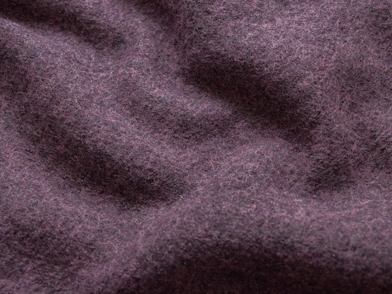 Wollwalk Stoff Naomi gekochte Wolle - meliert