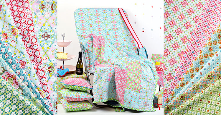 Webware Baumwolle Swafing Julia - blumige Ornamente