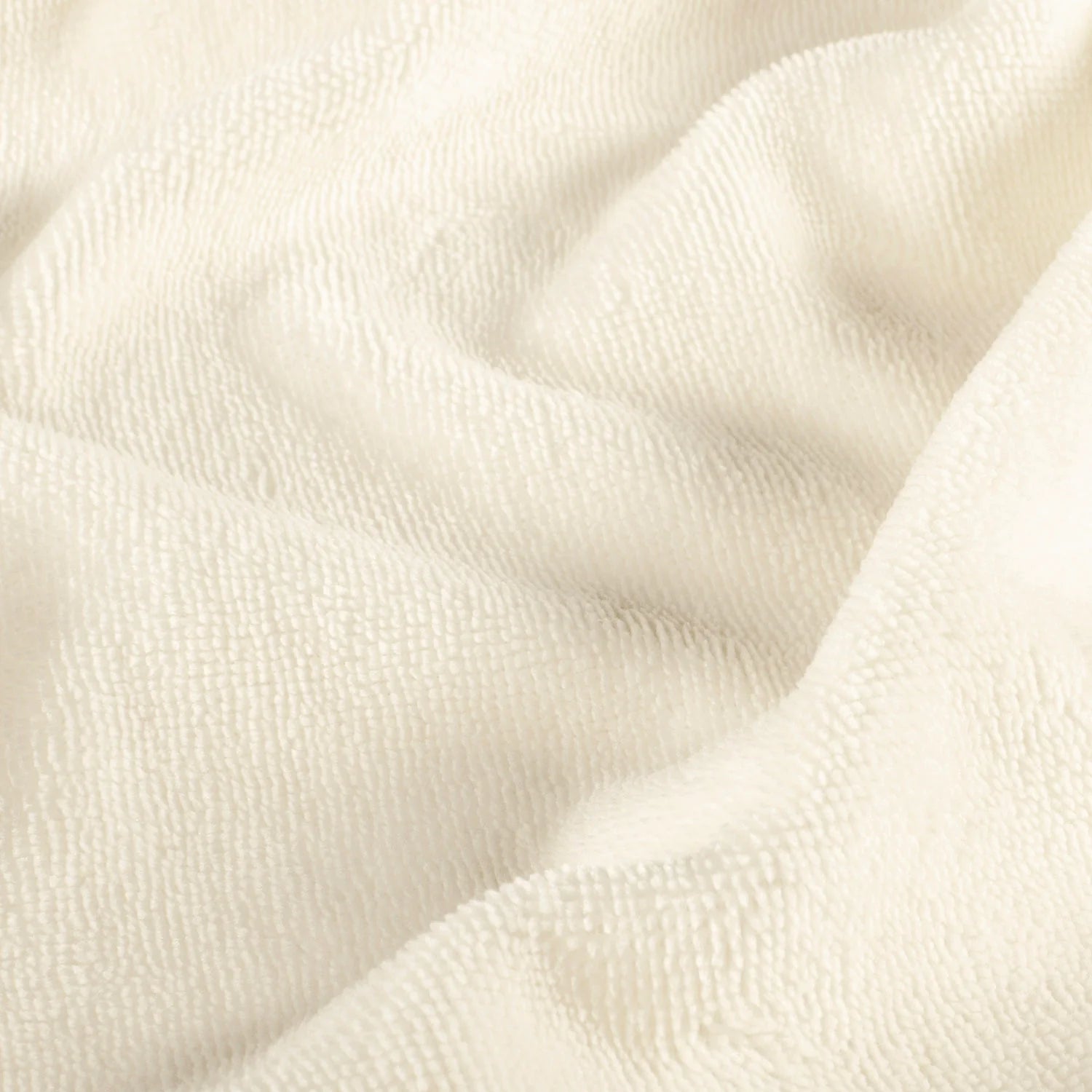 Bambus Frottee Fleece Stoff - uni